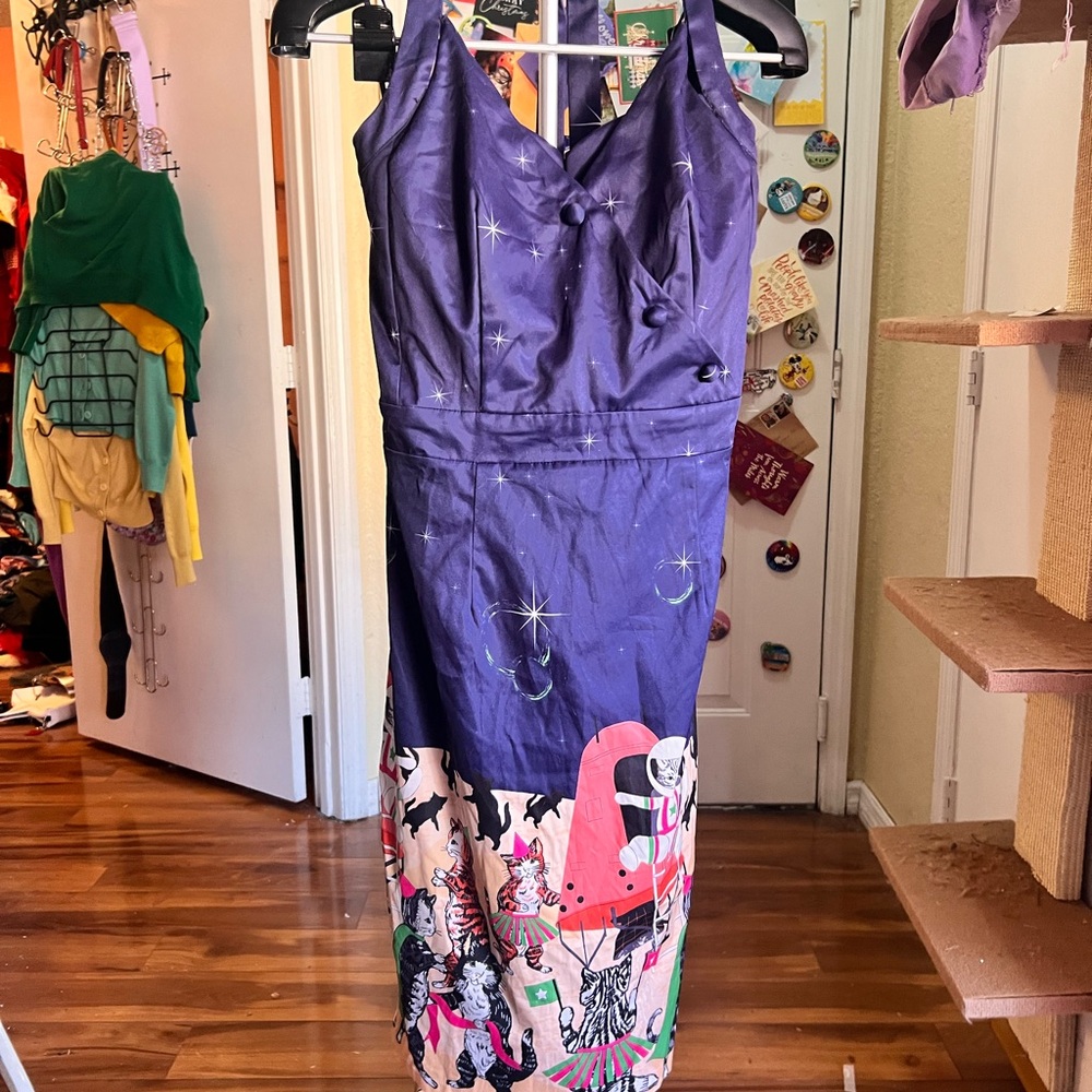 Elegant Purple Women's Dress